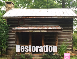 Historic Log Cabin Restoration  Hyden, Kentucky
